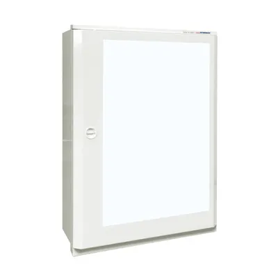 Dulap metalic incastrat 4x24UH + usa transparenta