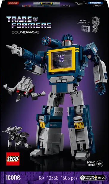 Constructor LEGO Icons - Transformers: Soundwave (10358)