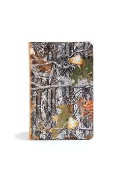 CSB Sportsman's Bible: Large Print Personal Size Edition, Mothwing Camouflage Leathertouch