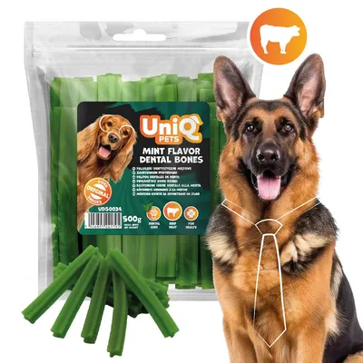 Dental stix spirulina & menta Uniq 500 g