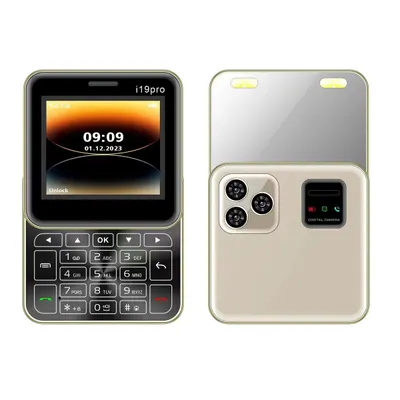 Telefon Mini i19 Pro Slide Button – 2.4" Dual SIM, Bluetooth, Camera