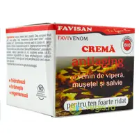 Crema Antiaging Favivenom cu Venin de Vipera, Musetel si Salvie 50ml