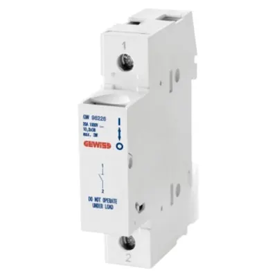 Disconnectable Fuse Holder - 1p 10.3x38 1000v Dc 20a - 1 Modul