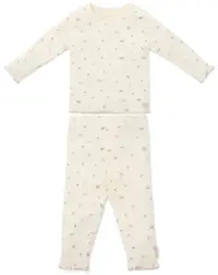 Pijamale din două piese pentru copii Little Dutch Fairy Blossom - 86-92 cm, 1-2 ani, White