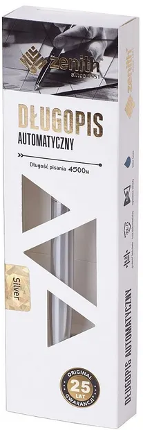 Pix automat Zenith - 0.8 mm, argintiu