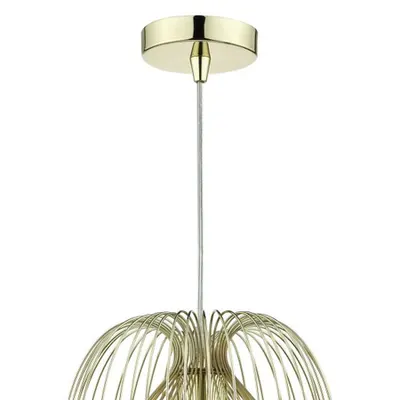 Lampa suspendata Ero 1 Light Pendant Gold