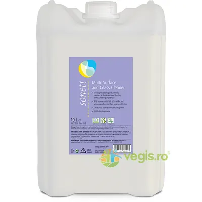 Detergent pentru Sticla si Alte Suprafete Ecologic/Bio 10L