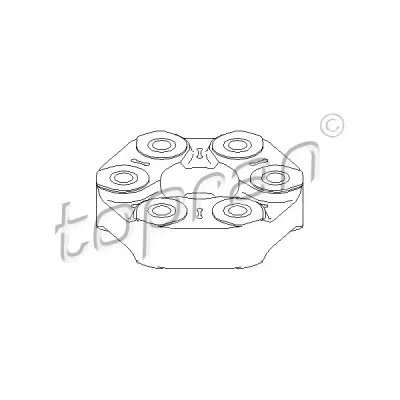 Articulatie, cardan TOPRAN 501 700