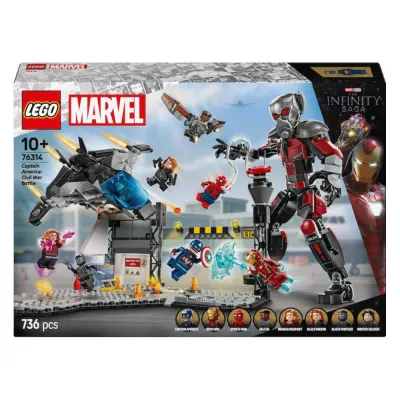 Lego Super Heroes - Batalia din Capitanul America Razboi civil 76314
