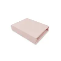Cearceaf cu elastic MimiNu pentru patut co-sleeper Luna 84.5x50.5 cm din bumbac jersey powder pink
