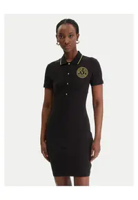 Rochie casual - bumbac - negru