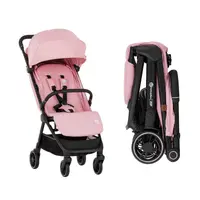 Carucior sport, Petite&Mars, Zip, Pliere automata cu o mana, Potrivit pentru avion, De la nastere, Pana la 22 Kg, Pozitie de somn, Usor- 7kg, Capacitate cos- 5 kg, Reglare spatar, suport de picioare, Bara detasabila, Roz