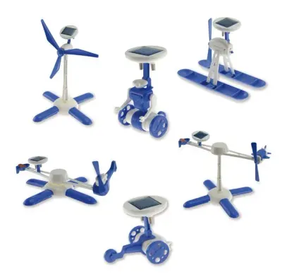 Kit de construcție 6 în 1 cu energie solară