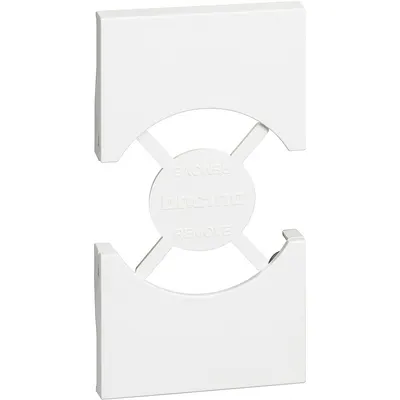 Tasta / Capac pentru priza schuko 2M KW4140A16F Bticino Living Now KW03, alb