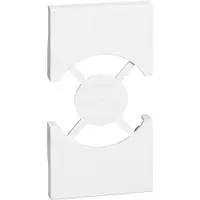 Tasta / Capac pentru priza schuko 2M KW4140A16F Bticino Living Now KW03, alb
