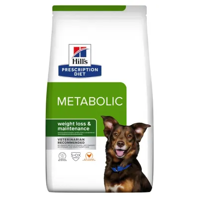 Hrana dietetica pentru caini Hill s PD Metabolic Weight loss cu pui 1,5 kg