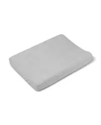Husa de protectie pentru salteaua de infasat Bonjourbebe Gri, bumbac buclat, cu elastic, 80x50 cm