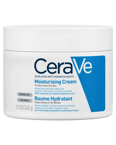Crema hidratanta pentru fata si corp, CeraVe | 340 ml