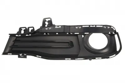 Grila bara fata dreapta basis, cu locas proiectoare ceata, plastic, negru BMW Seria 3 F30, F31, F80 intre 2015-2019