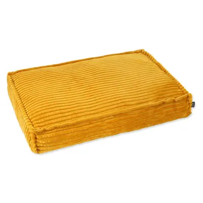Saltea galben-muștar pentru câini 100x70 cm Dog Fantasy Stripe – Plaček Pet Products