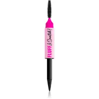 NYX Professional Makeup Fluff & Snatch creion pentru sprancene cu efect de pulbere culoare Black 1 g