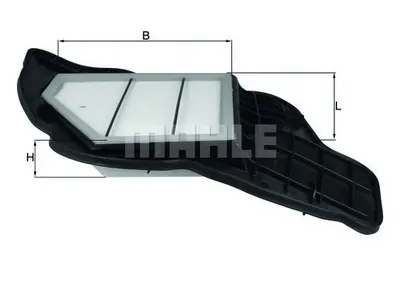 Filtru aer MAHLE ORIGINAL LX 1684 5
