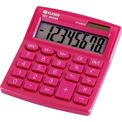 Calculator Eleven - SDC-805NRPKE, 8 cifre, roz