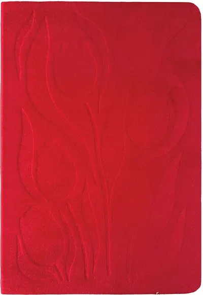 Agendă Victoria's Journals Velvet - 80 foi, roşu