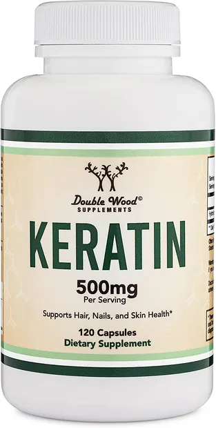 Keratin, 120 capsule, Double Wood