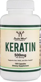Keratin, 120 capsule, Double Wood