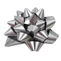 Set 10 steluțe autoadezive, 7 cm, Brizzolari, culoarea argintiu metalizat
