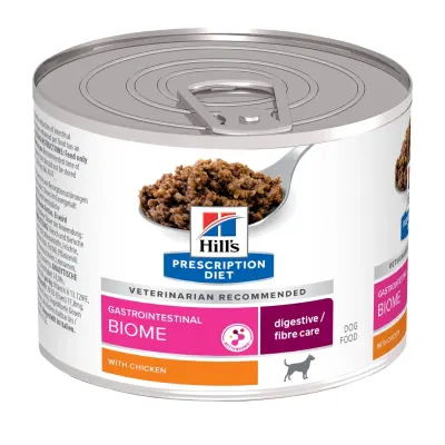 Conserva dietetica pentru caini Hill s PD Gastrointestinal Biome cu pui 200 gr