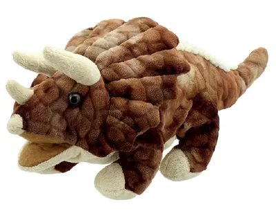 Papusa pentru teatru The Puppet Company - Triceratops, 35 cm
