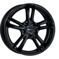 Janta aluminiu 6x15, 5x98, CH 58,1, ET: 37,5; potrivit ALFA ROMEO 147, 156, 164, GT; FIAT 500L, DOBLO, DOBLO CARGO 06.87- MAK, cu emblema, Negru Lucios