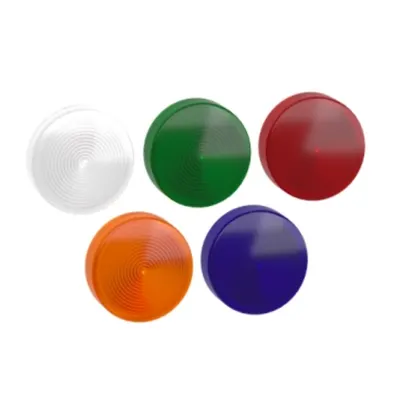 Cap Lampa Ø22cu 5 Lentile Colorate Plane pentru Led Integral