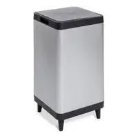 Coș de gunoi argintiu cu senzori de atingere din plastic 80 l Berlino – DEA HOME