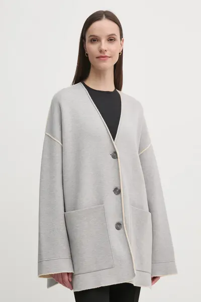 OUI cardigan cu două fețe