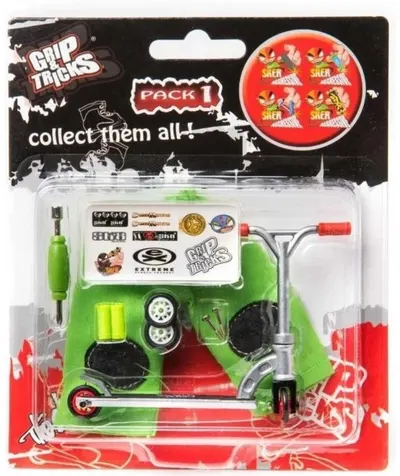 Jucarie pentru degete Grip&Trick - Trotineta, gri