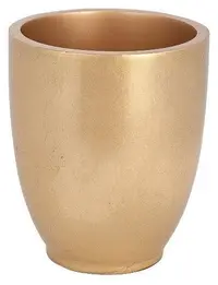 Suport pentru periuță de dinți Wenko - Gold, 8 x 10 cm, auriu