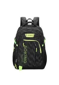Rucsac cu buzunare multifunctionale - Negru/Galben