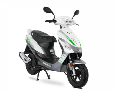 Scuter Barton Galactic 50cc, culoare alb verde