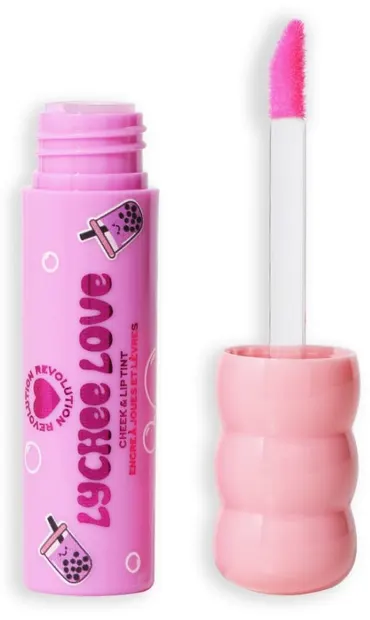 I Heart Revolution Tint pentru buze și pomeți Bubble Tea, Lychee Love, 1.8 ml