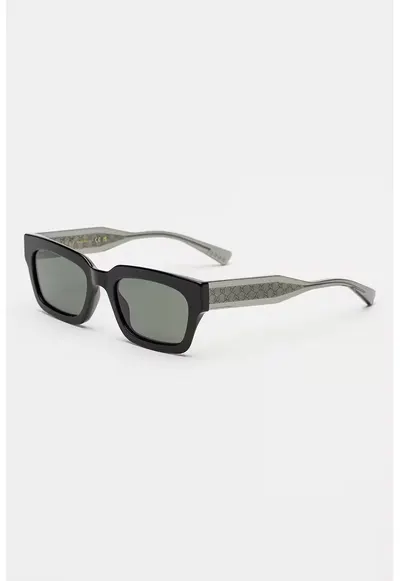 Ochelari de soare dreptunghiulari - Negru