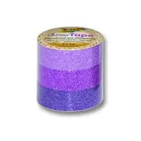 Set 3 role banda adeziva glitter Roz