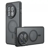 Husa MagSafe pentru OnePlus 13, Techsuit, PureFrost, Neagra Satinata