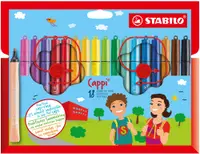 Pixuri cu pâslă Stabilo Cappi - 18 culori