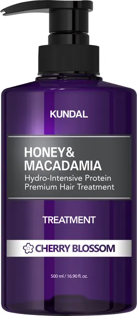 Kundal Balsam Honey & Macadamia, Flori de cireș, 500 ml