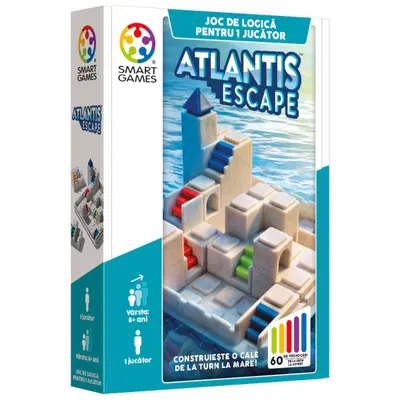 Joc de logica cu 60 de provocari, Smart Games, Atlantis Escape