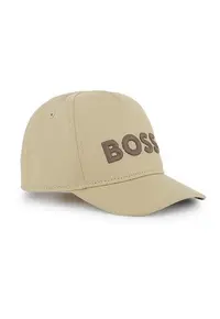 Sapca de bumbac cu logo brodat - Maro nisip