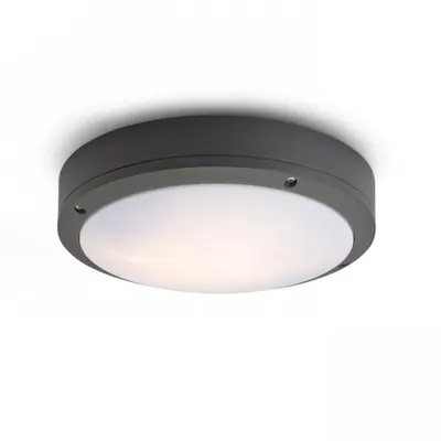 SONNY Plafoniera gri antracit 230V E27 2x18W IP54